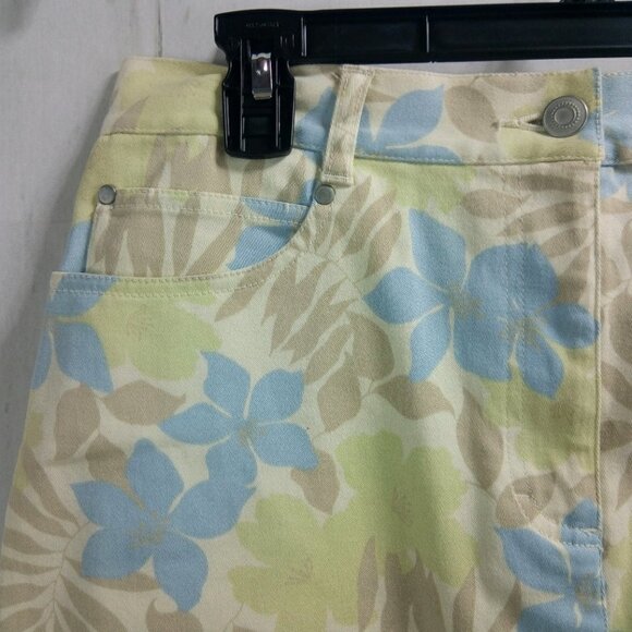 Ann Taylor Women's Size 10 Floral A-Line Skirt - Picture 3 of 7